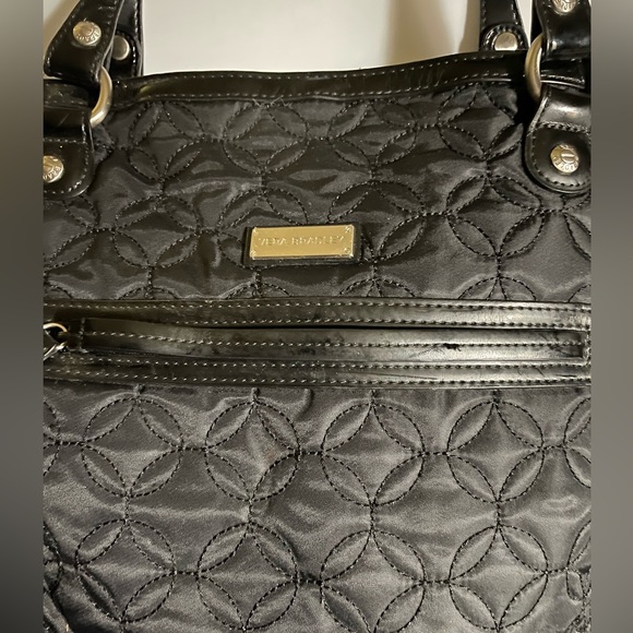 Vera Bradley Bags Rehab Vera Bradley Black Nylon Quilted Tote